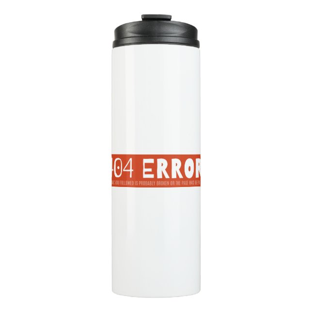 404 Fehler Thermosbecher (Vorderseite)