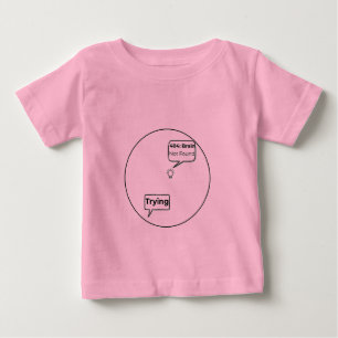 404: Gehirn nicht gefunden - Lustiger Fehlercode P Baby T-shirt