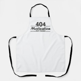 404. Motivation nicht gefunden! Schürze