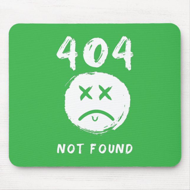 404 nicht gefunden mousepad (Vorne)