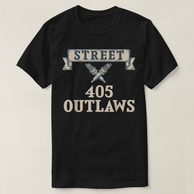 405 STREET OUTLAWS RACING T-Shirt (Design vorne)