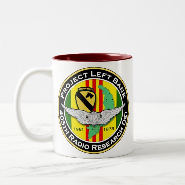 405th RRD PLB 2 - ASA Vietnam Zweifarbige Tasse (Links)