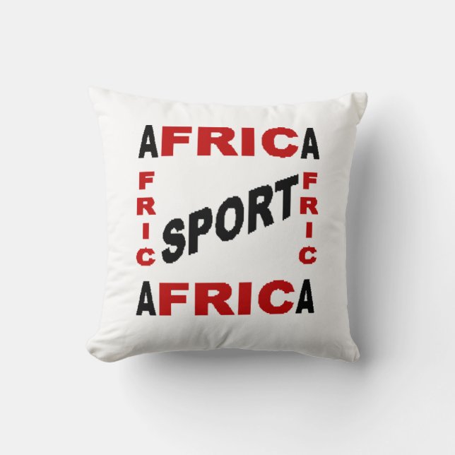 406X40cm Dekorkissen DESIGN AFRICA SPORT Kissen (Vorderseite)