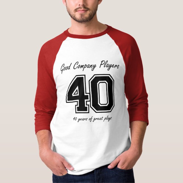 40 ans de grand T-shirt de jeux (Devant)