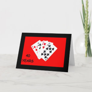 40 Ans Est Une Grande Carte Anniversaire