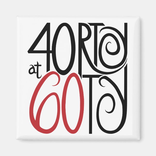 40 bei 60ty Magnet (Vorne)