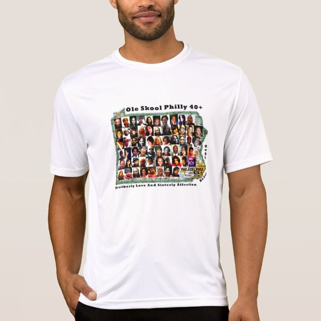 40+ Collage No.2 - w/BLASA auf der Rückseite T-Shirt (Vorderseite)