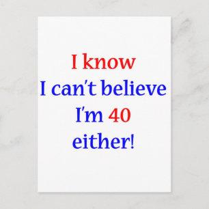 40 Entweder Postkarte