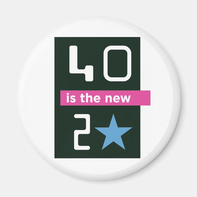 40 est le nouvel aimant 20 (Devant)