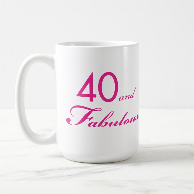 40 et tasse fabuleuse #2 (Gauche)
