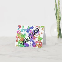 40 Etwas Sternexplosion Danke Note Card