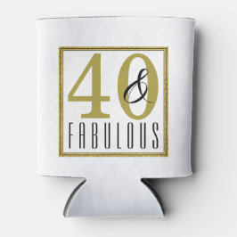 40 & fabelhafte Geburtstagsparty Dosenkühler