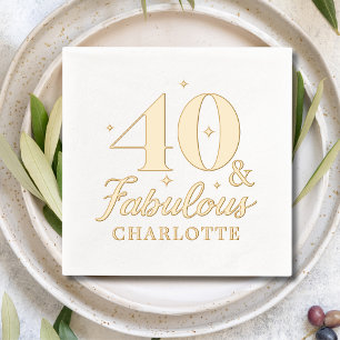 40 & Fabuleux Quarante-quarantième anniversaire Pe