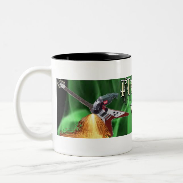 40 Felsen-Metallverstümmelungs-Show-Tasse Zweifarbige Tasse (Links)
