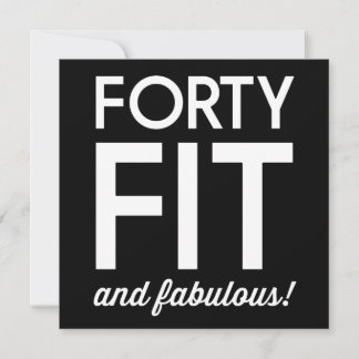 40 Fit und fabelhaft!
