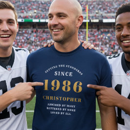 40. Geburtstag 1986 Personalisierter Individuelle  T-Shirt