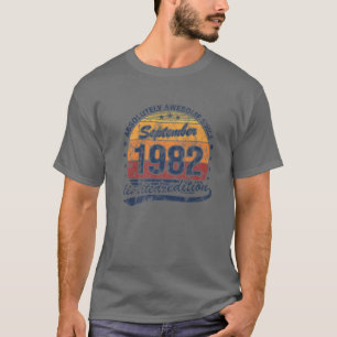 40. Geburtstag Absolut Phantastisch Vintager Septe T-Shirt