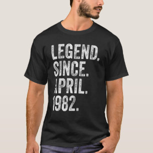 40. Geburtstag April Geboren 40 Jahre Legende seit T-Shirt