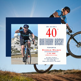 40. Geburtstag Bash! Einladung zur Geburtstagspart