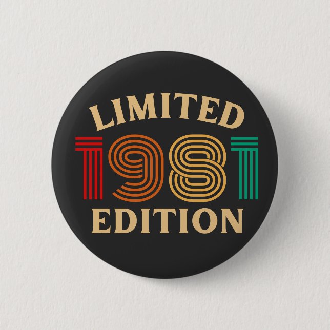 40. Geburtstag Button (Vorderseite)