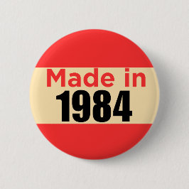 40. Geburtstag Button im Jahr 1984 Jahr der Geburt