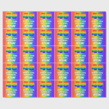 40. Geburtstag: Farbenfroh, Fun Rainbow Pattern #