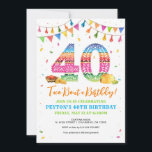 40. Geburtstag Fiesta Einladung<br><div class="desc">Taco 'Bout eine 40. Geburtstagsfeier! Das 40. Fest lädt zum Geburtstagsgal oder Typ ein! Diese digitale Einladung bietet ein individuelles Papel Picado Nummer 40 und Akzente einer bunten Fiesta Dekoration, die echte Dekoration für das Party inspiriere!</div>
