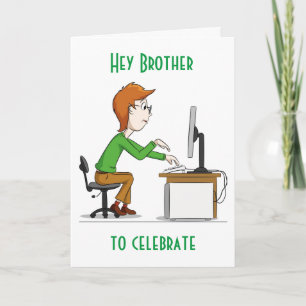 "40. GEBURTSTAG FÜR MEINEN BRUDER"-Karte Karte