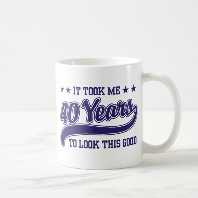 40. Geburtstag Kaffeetasse (Rechts)