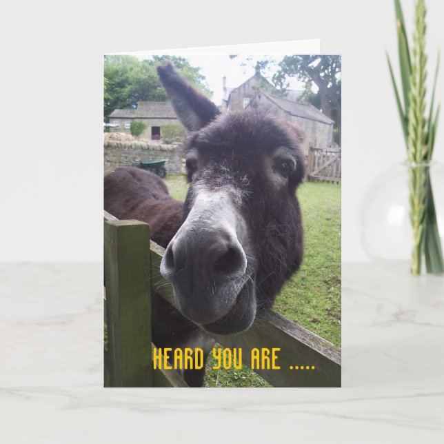 40. Geburtstag Karte (Vorderseite)