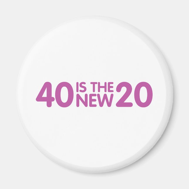 40. Geburtstag Magnet (Vorne)