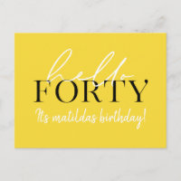 40. Geburtstag