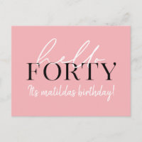 40. Geburtstag