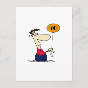 40. Geburtstag Postkarte
