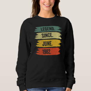 40. Geburtstag Retro Vintage Legenden wurden in J. Sweatshirt
