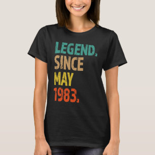 40. Geburtstag seit Mai 1983 40 Jahre alt T-Shirt