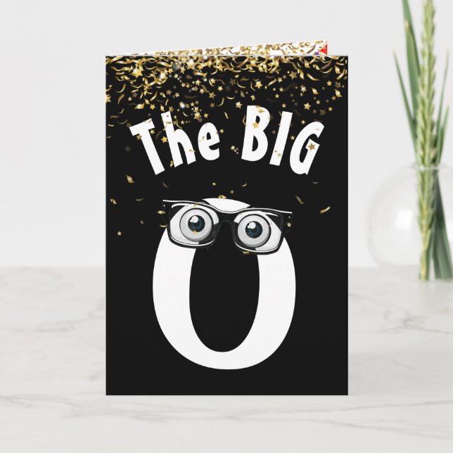 40. Geburtstag Spaß auf Black Card Karte (Vorderseite)