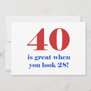 40. Geburtstag Spaß Geschenke Karte