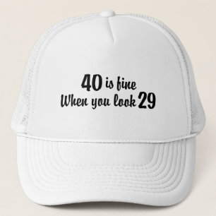 40. Geburtstag Truckerkappe