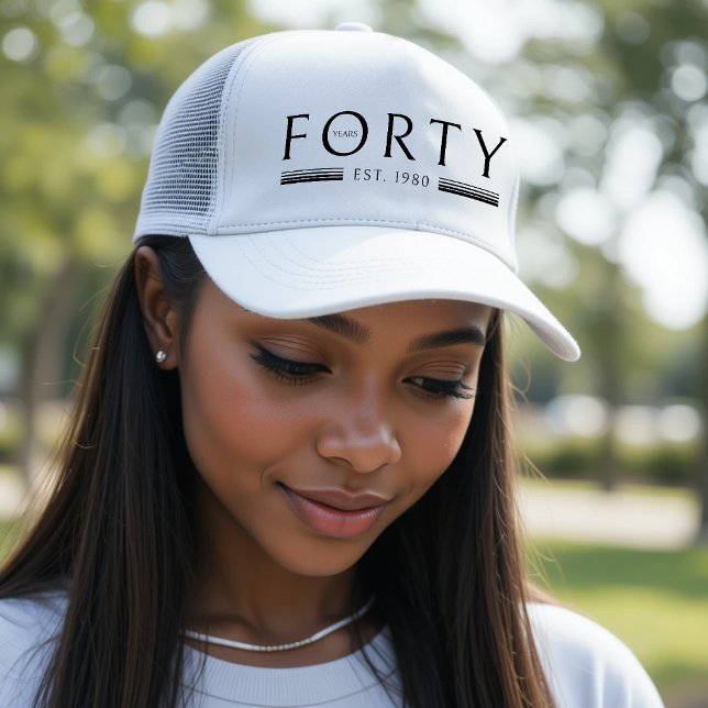 40. Geburtstag Truckerkappe (Von Creator hochgeladen)