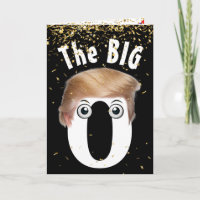 40. Geburtstag Trump Haare Humor mit Konfetti
