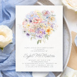 40. Geburtstag Überraschung Party Blume Bouquet Einladung<br><div class="desc">Ein elegantes Blumenstrauß mit Vintagen Blume im Wasser schmückt die Spitze dieser Party Einladung aus dem 40. Jahrhundert. Die sanften pastellfarbenen Blume sind mit der modernen Linienkunst besticht,  der Name des Geburtstagsfeiers ist in einem modernen,  einfachen Schriftbild verfasst. Es stehen passende Schilder und Party-Dekorationen zur Verfügung.</div>