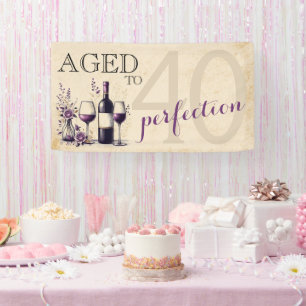 40. Geburtstag vollendet Banner