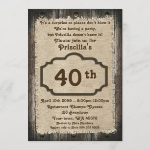 40., Geburtstags-Party-Frau, irgendein Alter, Einladung