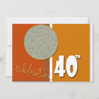 40. Geburtstagsfeier Einladung