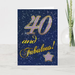 40. Geburtstagsfeier Party Einladung