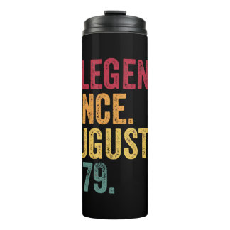 40. Geburtstagsgeschenk August 1979 Funny Men Wome Thermosbecher