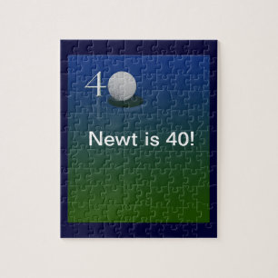 40. Geburtstagsgolfpuzzlespiel