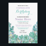 40. Geburtstagsparty Floral White Invite Einladung<br><div class="desc">Elegantes Floral Design. Perfekt für jedes Alter Geburtstag. Ändern Sie einfach den Text,  um Ihr Party . Rückdruck im Lieferumfang enthalten.</div>