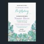 40. Geburtstagsparty Floral White Invite Einladung<br><div class="desc">Elegantes Floral Design. Perfekt für jedes Alter Geburtstag. Ändern Sie einfach den Text,  um Ihr Party . Rückdruck im Lieferumfang enthalten.</div>